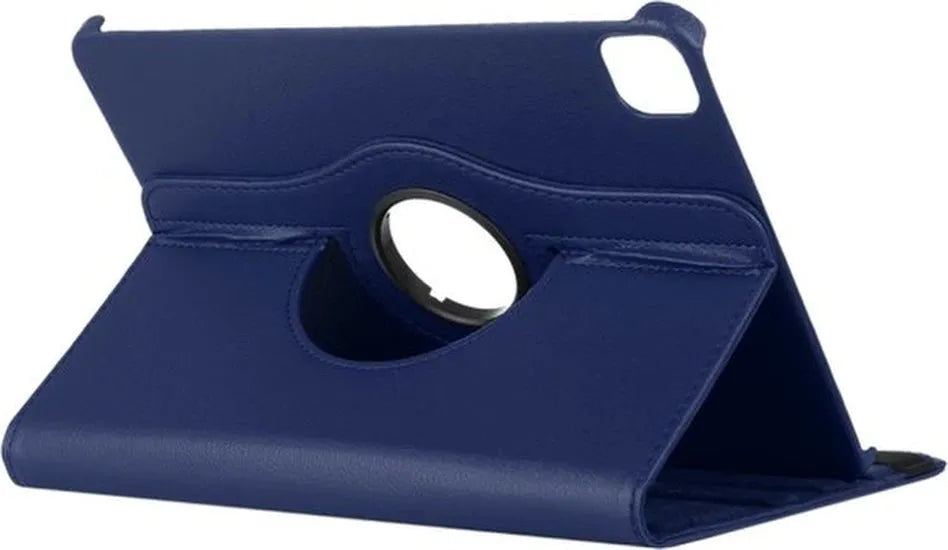 iPad Air 13 inch (2025/2024) & iPad Air 6 (2024) Hoesjes – 360° draaibaar – Multi-stand – Donkerblauw-Tablethoesjes-Ilumina Benelux