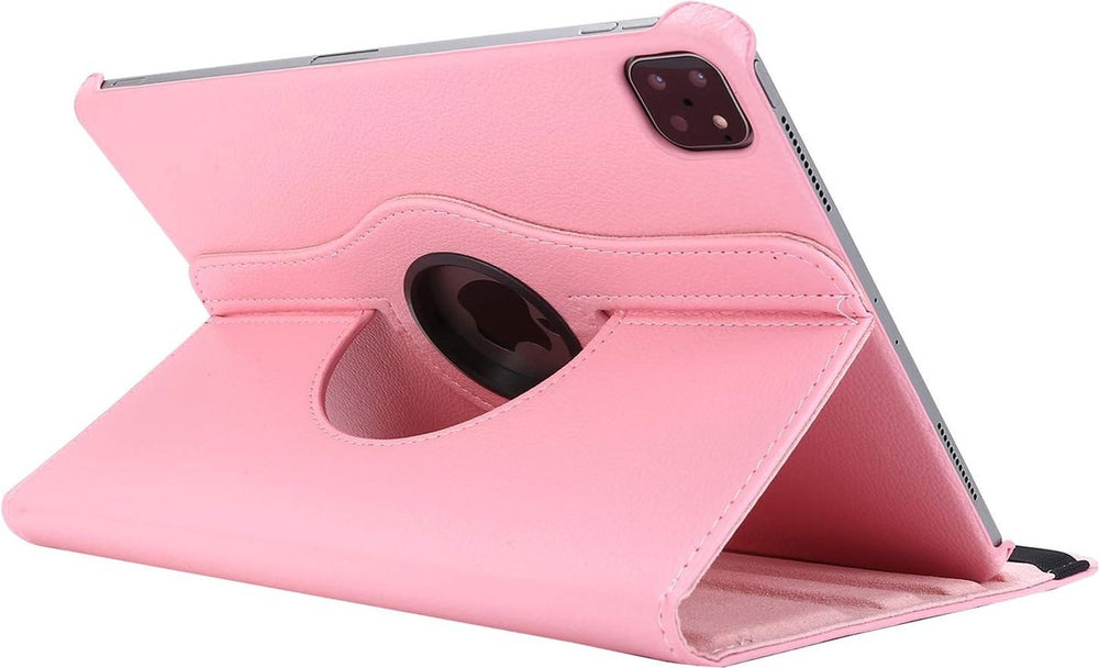 iPad Air 13 inch (2025/2024) & iPad Air 6 (2024) Hoesjes – 360° draaibaar – Multi-stand – Lichtroze-Tablethoesjes-Ilumina Benelux