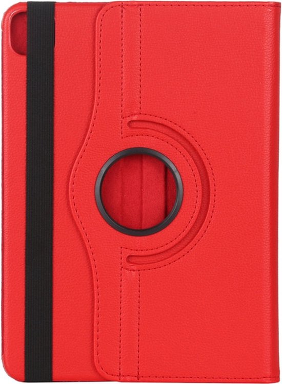 iPad Air 13 inch (2025/2024) & iPad Air 6 (2024) Hoesjes – 360° draaibaar – Multi-stand – Rood-Tablethoesjes-Ilumina Benelux
