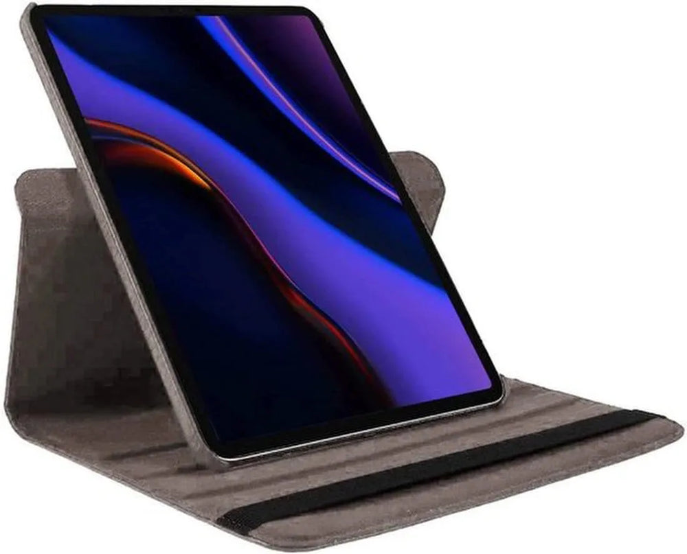 iPad Air 13 inch (2025/2024) & iPad Air 6 (2024) Hoesjes – 360° draaibaar – Standfunctie – Bruin-Tablethoesjes-Ilumina Benelux