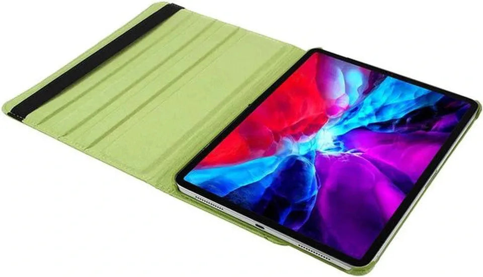 iPad Air 13 inch (2025/2024) & iPad Air 6 (2024) Hoesjes – 360° draaibaar multi-stand – Groen-Tablethoesjes-Ilumina Benelux