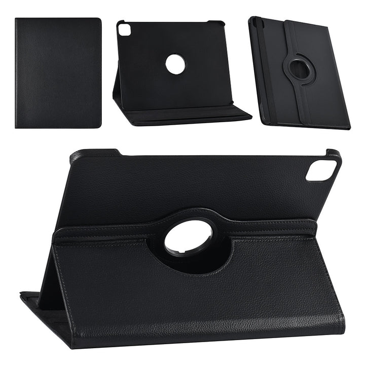 iPad Air 13 inch (2025/2024) Book Case Tablethoes Rotatable - Zwart-Tablethoesjes-Ilumina Benelux