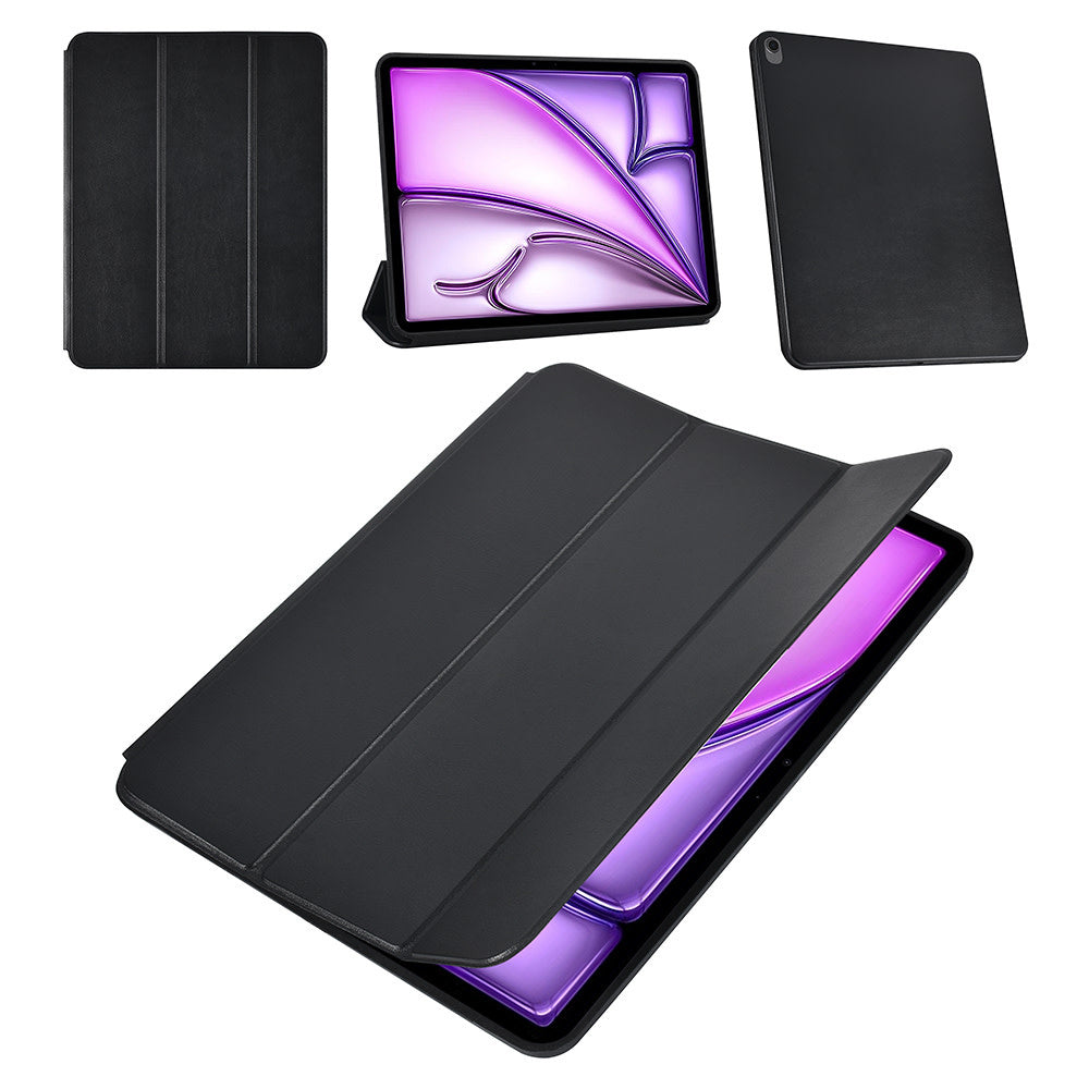 iPad Air 13 (2024/2025) Book Case Tablethoes smart case - Zwart-Tablethoesjes-Ilumina Benelux