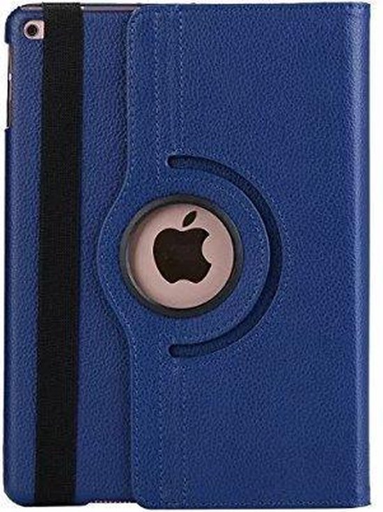 iPad Air 2 9.7 (2014) A1566/A1567 & iPad Air 1 Hoesjes – 360° draaibaar – Standfunctie – Donkerblauw-Tablethoesjes-Ilumina Benelux