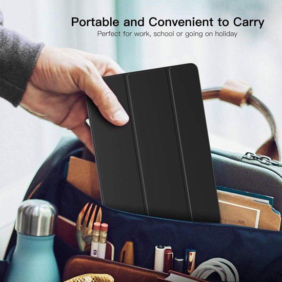 iPad Air 2 – Smart Cover Tri-Fold – Standfunctie – Zwart-Tablethoesjes-Ilumina Benelux
