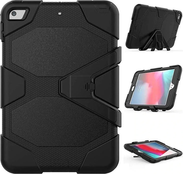 iPad Air 2019 – Extreme Robuuste Armor Hoesjes – Schokbestendig – Zwart-Tablethoesjes-Ilumina Benelux