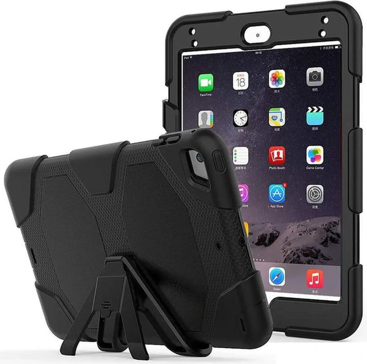iPad Air 2019 – Extreme Robuuste Armor Hoesjes – Schokbestendig – Zwart-Tablethoesjes-Ilumina Benelux