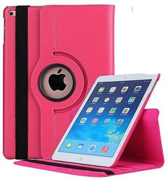 iPad Air 3 10.5 (2019) Hoesjes – 360° draaibaar – Multi-stand – Donkerroze-Tablethoesjes-Ilumina Benelux