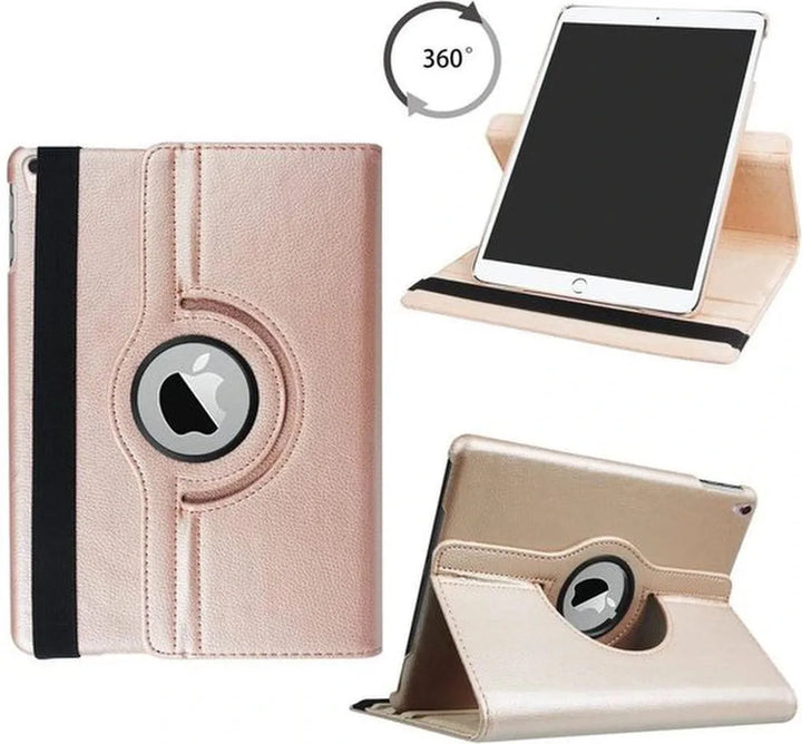 iPad Air 3 10.5 (2019) Hoesjes – 360° draaibaar multi-stand – Model A2152/A2123/A2154 – Roségoud-Tablethoesjes-Ilumina Benelux