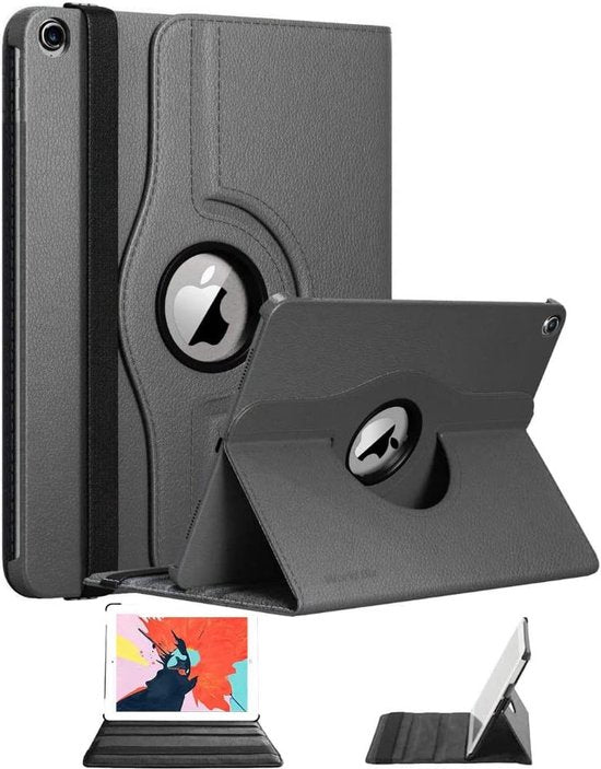 iPad Air 3 2019 & iPad Pro 10.5 2017 Hoesjes – 360° draaibaar – Multi-stand – Grijs-Tablethoesjes-Ilumina Benelux