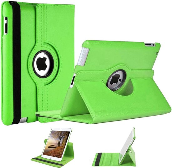 iPad Air 3 2019 & iPad Pro 10.5 2017 Hoesjes – 360° draaibaar – Multi-stand – Groen-Tablethoesjes-Ilumina Benelux