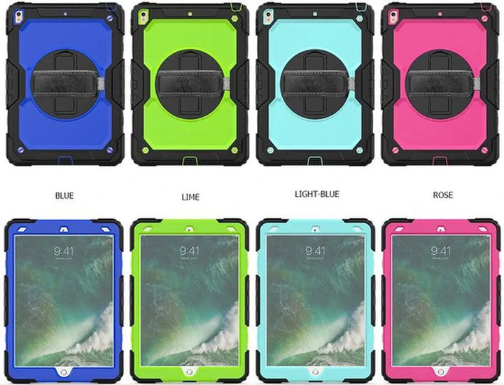 iPad Air 3 / iPad Pro 10.5 Hoesjes – Kidsproof – Handvat – Standfunctie – Zwart-Tablethoesjes-Ilumina Benelux