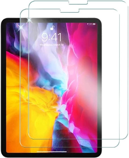 iPad Air 4 10.9 (2020) Screenprotector Full Cover Screenprotector Gehard 9H – 2 Stuks-Ilumina Benelux