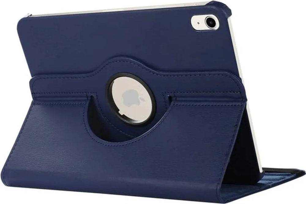 iPad Air 5 / Air 4 / iPad Air 11 inch 2024/2025/2026 (M2/M3/M4) Hoesjes – 360° draaibaar – Multi-stand – Donkerblauw-Tablethoesjes-Ilumina Benelux