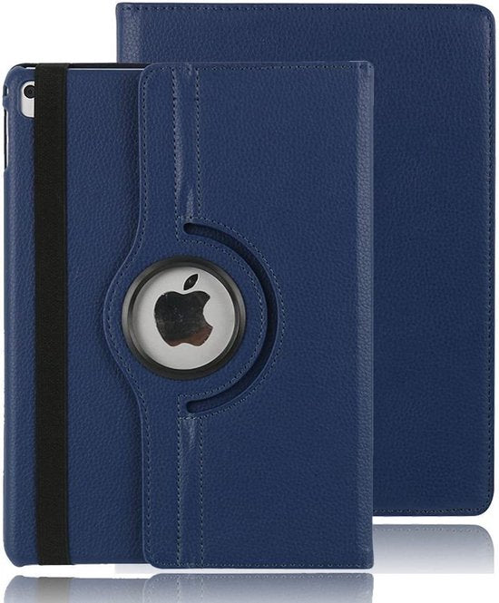 iPad Air 5 / Air 4 / iPad Air 11 inch 2024/2025/2026 (M2/M3/M4) Hoesjes – 360° draaibaar – Multi-stand – Donkerblauw-Tablethoesjes-Ilumina Benelux