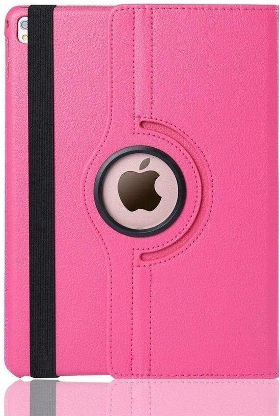 iPad Air 5 / Air 4 / iPad Air 11 inch 2024/2025/2026 (M2/M3/M4) Hoesjes – 360° draaibaar – Multi-stand – Donkerroze-Tablethoesjes-Ilumina Benelux