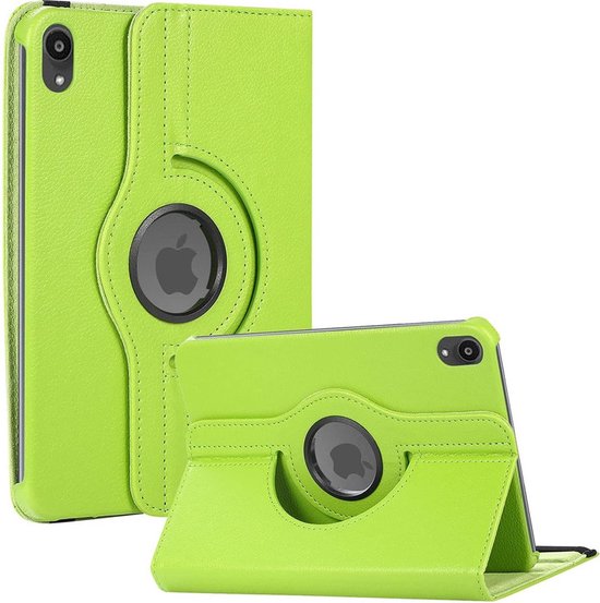 iPad Air 5 / Air 4 / iPad Air 11 inch 2024/2025/2026 (M2/M3/M4) Hoesjes – 360° draaibaar – Multi-stand – Groen-Tablethoesjes-Ilumina Benelux