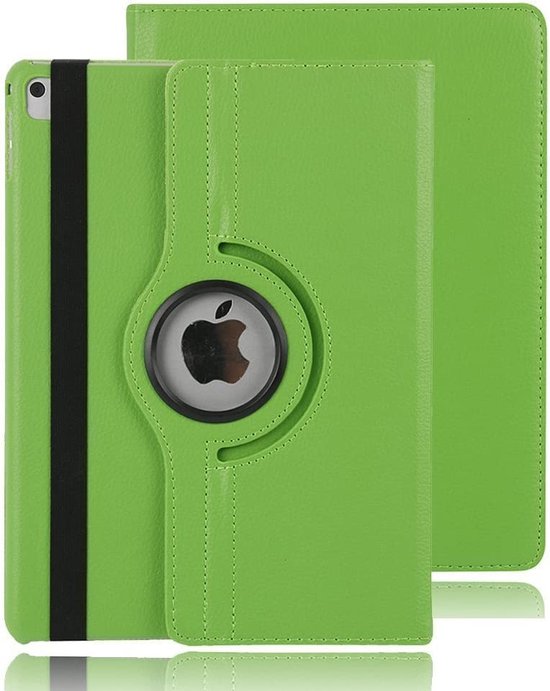 iPad Air 5 / Air 4 / iPad Air 11 inch 2024/2025/2026 (M2/M3/M4) Hoesjes – 360° draaibaar – Multi-stand – Groen-Tablethoesjes-Ilumina Benelux