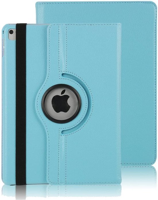 iPad Air 5 / Air 4 / iPad Air 11 inch 2024/2025/2026 (M2/M3/M4) Hoesjes – 360° draaibaar – Multi-stand – Lichtblauw-Tablethoesjes-Ilumina Benelux