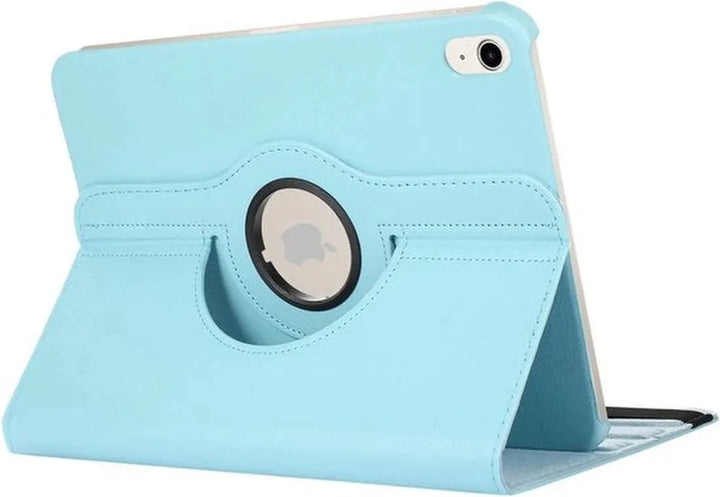 iPad Air 5 / Air 4 / iPad Air 11 inch 2024/2025/2026 (M2/M3/M4) Hoesjes – 360° draaibaar – Multi-stand – Lichtblauw-Tablethoesjes-Ilumina Benelux