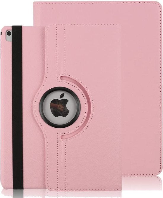 iPad Air 5 / Air 4 / iPad Air 11 inch 2024/2025/2026 (M2/M3/M4) Hoesjes – 360° draaibaar – Multi-stand – Lichtroze-Tablethoesjes-Ilumina Benelux