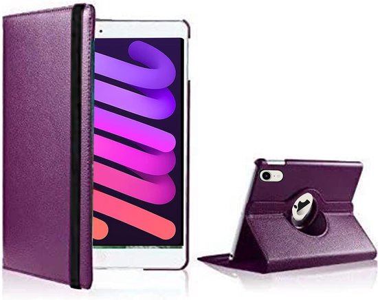 iPad Air 5 / Air 4 / iPad Air 11 inch 2024/2025/2026 (M2/M3/M4) Hoesjes – 360° draaibaar – Multi-stand – Paars-Tablethoesjes-Ilumina Benelux