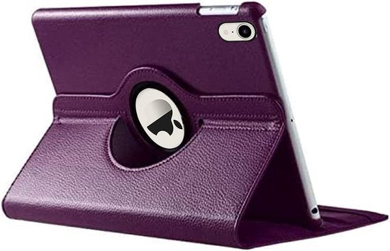 iPad Air 5 / Air 4 / iPad Air 11 inch 2024/2025/2026 (M2/M3/M4) Hoesjes – 360° draaibaar – Multi-stand – Paars-Tablethoesjes-Ilumina Benelux