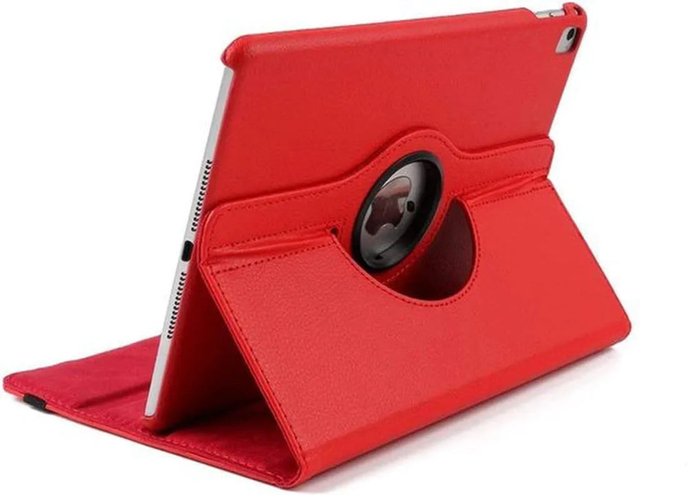 iPad Air 5 / Air 4 / iPad Air 11 inch 2024/2025/2026 (M2/M3/M4) Hoesjes – 360° draaibaar – Multi-stand – Rood-Tablethoesjes-Ilumina Benelux