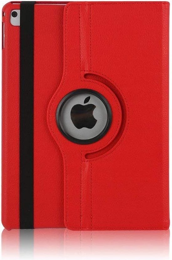 iPad Air 5 / Air 4 / iPad Air 11 inch 2024/2025/2026 (M2/M3/M4) Hoesjes – 360° draaibaar – Multi-stand – Rood-Tablethoesjes-Ilumina Benelux