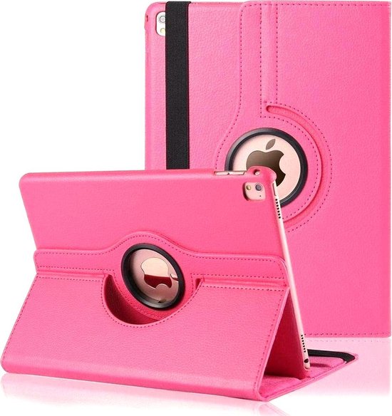 iPad Air 5 / Air 4 / iPad Air 11 inch 2024/2025/2026 (M2/M3/M4) Hoesjes – 360° draaibaar – Multi-stand – Roze-Tablethoesjes-Ilumina Benelux