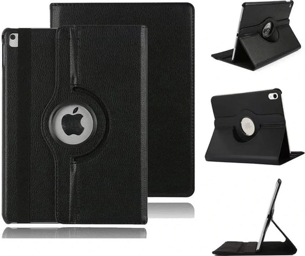 iPad Air 5 / Air 4 / iPad Air 11 inch 2024/2025/2026 (M2/M3/M4) Hoesjes – 360° draaibaar – Multi-stand – Zwart-Tablethoesjes-Ilumina Benelux