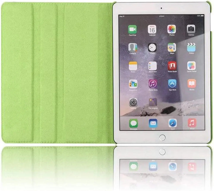 iPad Air 5 / Air 4 / iPad Air 11 inch 2024/2025/2026 (M2/M3/M4) Hoesjes – 360° draaibaar – Standfunctie – Groen-Tablethoesjes-Ilumina Benelux