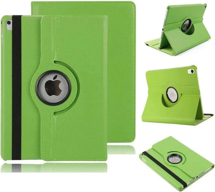 iPad Air 5 / Air 4 / iPad Air 11 inch 2024/2025/2026 (M2/M3/M4) Hoesjes – 360° draaibaar – Standfunctie – Groen-Tablethoesjes-Ilumina Benelux