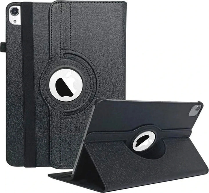 iPad Air 5 / Air 4 / iPad Air 11 inch 2024/2025/2026 (M2/M3/M4) Hoesjes – 360° draaibaar – Standfunctie – Zwart-Tablethoesjes-Ilumina Benelux