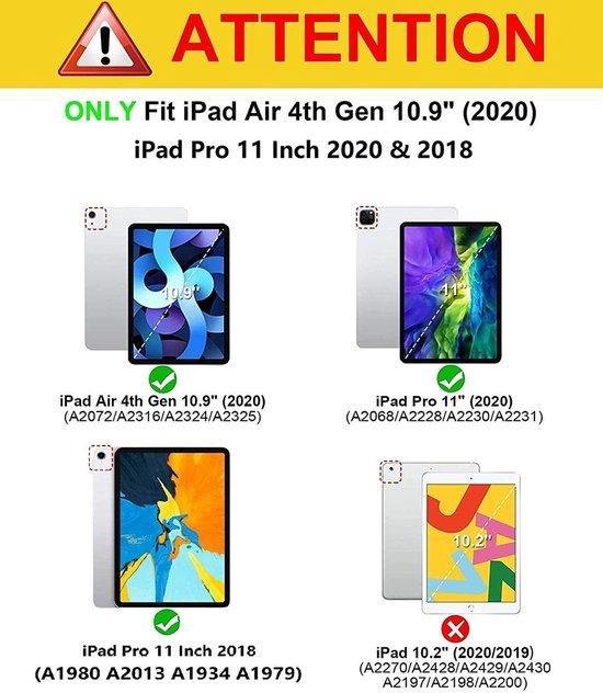 iPad Air 5 / Air 4 / iPad Air 11 inch 2024/2025/2026 (M2/M3/M4) Hoesjes – 360° draaibaar multi-stand – incl. styluspen – Paars-Tablethoesjes-Ilumina Benelux