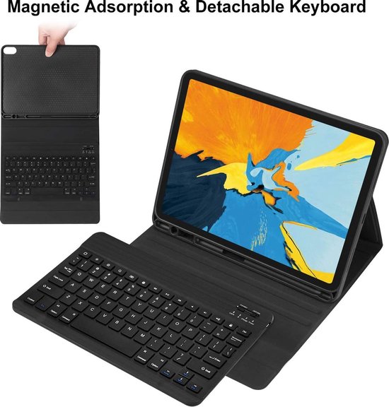 iPad Air/Air 2 9.7 inch (1e/2e gen) – Toetsenbordhoes – Beschermhoes – Zwart-Tablethoesjes-Ilumina Benelux