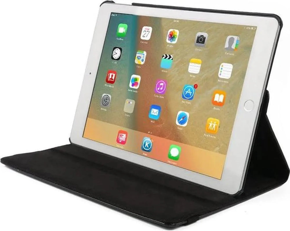 iPad Mini 1/2/3 – 360° Draaibare Multi-Stand Case – Standfunctie – Zwart-Tablethoesjes-Ilumina Benelux