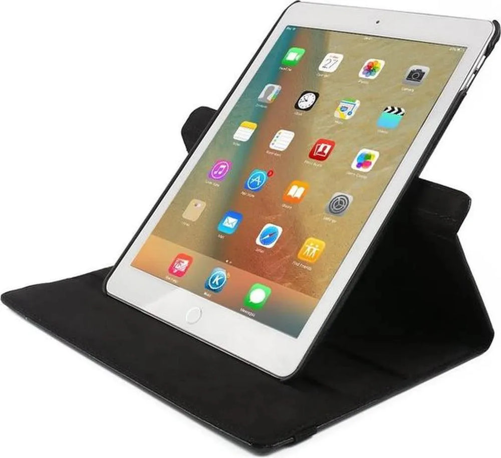 iPad Mini 1/2/3 – 360° Draaibare Multi-Stand Case – Standfunctie – Zwart-Tablethoesjes-Ilumina Benelux