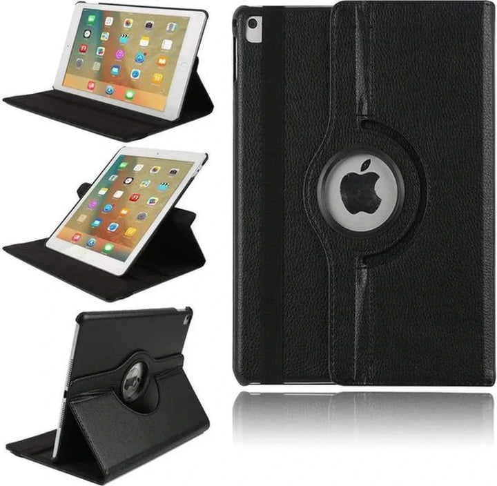iPad Mini 1/2/3 – 360° Draaibare Multi-Stand Case – Standfunctie – Zwart-Tablethoesjes-Ilumina Benelux
