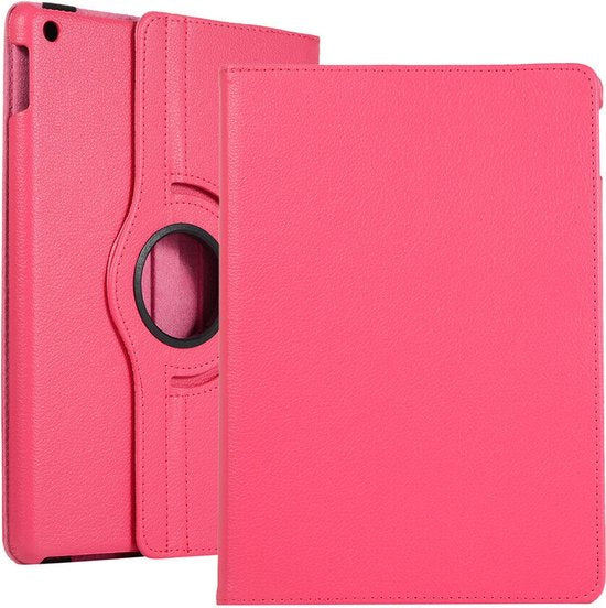 iPad Mini 1/2/3 7.9 inch Hoesjes – 360° draaibaar – Multi-stand – Donkerroze-Tablethoesjes-Ilumina Benelux
