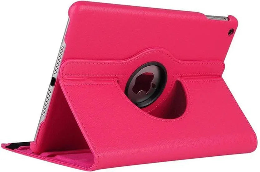 iPad Mini 1/2/3 7.9 inch Hoesjes – 360° draaibaar – Multi-stand – Donkerroze-Tablethoesjes-Ilumina Benelux