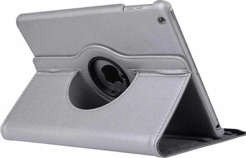 iPad Mini 1/2/3 7.9 inch Hoesjes – 360° draaibaar – Multi-stand – Zilver-Tablethoesjes-Ilumina Benelux