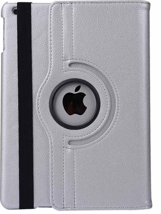 iPad Mini 1/2/3 7.9 inch Hoesjes – 360° draaibaar – Multi-stand – Zilver-Tablethoesjes-Ilumina Benelux