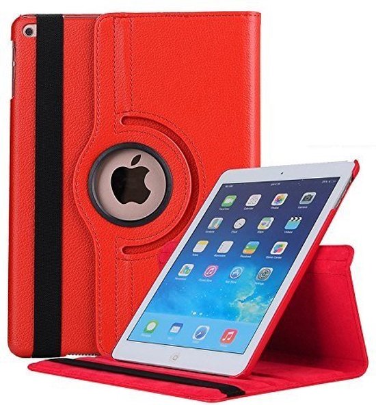 iPad Mini 1/2/3 7.9 inch Hoesjes – 360° draaibaar – Multi-stand standfunctie – Rood-Tablethoesjes-Ilumina Benelux