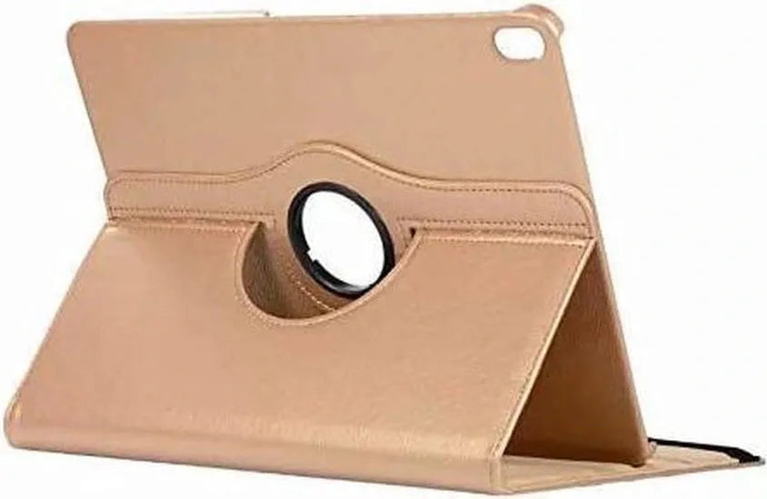 iPad Mini 1/2/3 Hoesjes – 360° draaibaar – Multi-stand Standfunctie – Goud-Tablethoesjes-Ilumina Benelux