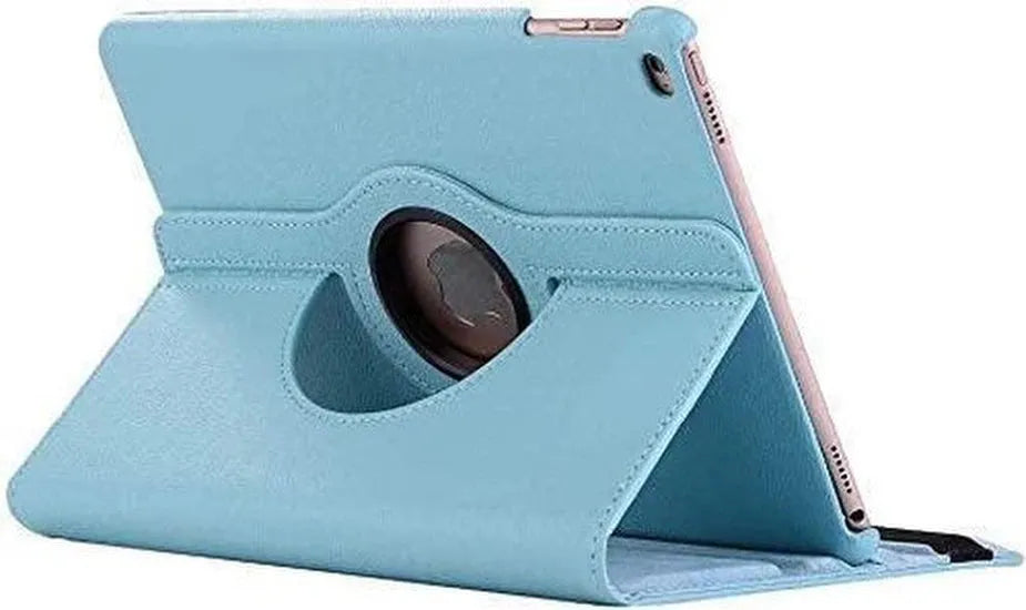 iPad Mini 1/2/3 Hoesjes – 360° draaibaar – Multi-stand Standfunctie – Lichtblauw-Tablethoesjes-Ilumina Benelux