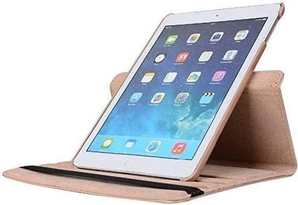 iPad Mini 1/2/3 Hoesjes – 360° draaibaar – Multi-stand standfunctie – Roségoud-Tablethoesjes-Ilumina Benelux
