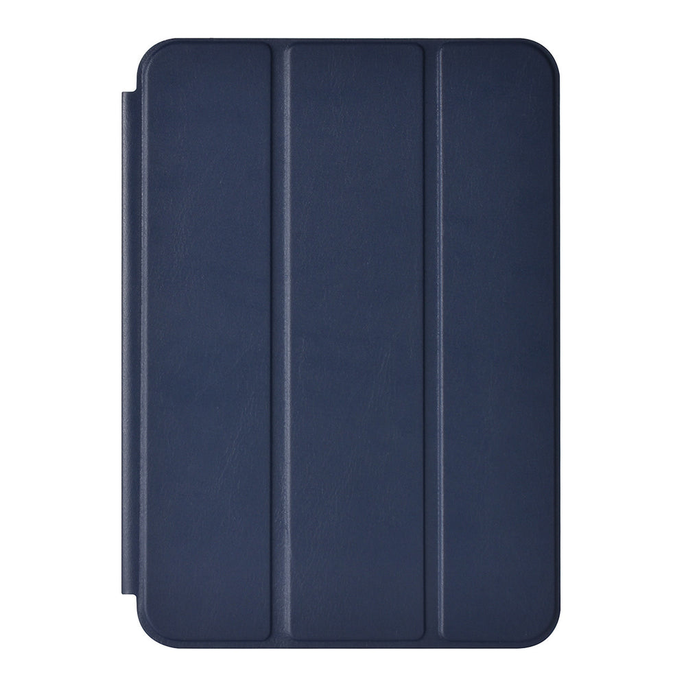 iPad Mini 6 2021 & iPad Mini 7 2024 Book Case Tablethoes - DonkerBlauw - Smart Case-Tablethoesjes-Ilumina Benelux