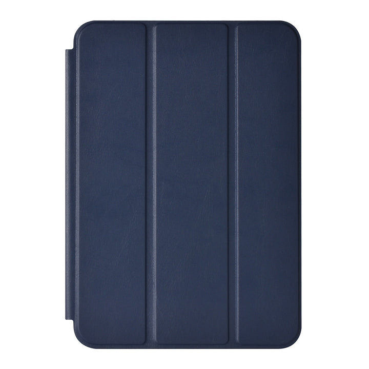 iPad Mini 6 2021 & iPad Mini 7 2024 Book Case Tablethoes - DonkerBlauw - Smart Case-Tablethoesjes-Ilumina Benelux