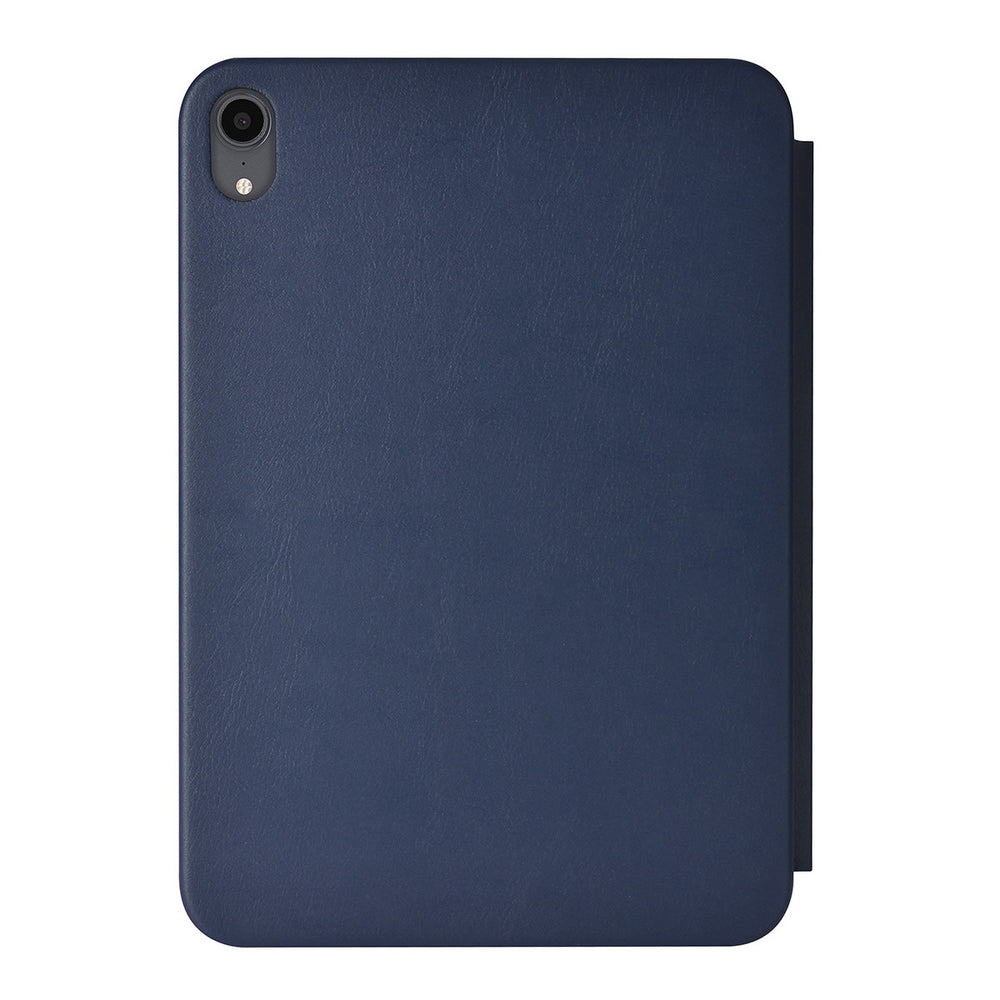iPad Mini 6 2021 & iPad Mini 7 2024 Book Case Tablethoes - DonkerBlauw - Smart Case-Tablethoesjes-Ilumina Benelux